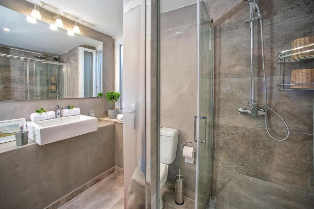 コルフ島Newly Renovated 1730'S Venetian Loftアパートメント エクステリア 写真